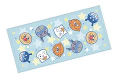 ナス 【送料無料】【アンパンマン】【あんぱんまん】フェイスタオル【ブルー】【青】【やなせたかし】【アニメ】【映画】【タオル】【たおる】【子供】【キッズ】【雑貨】【グッズ】【かわいい】