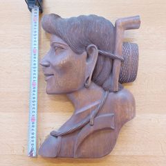 作者不明、海女さんの壁掛け