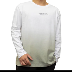 暖か メンズ 長袖Tシャツ ビッグシルエット 大きいサイズ 3XL ゆったり おしゃれ 秋冬 フリース ロングT ホワイト
