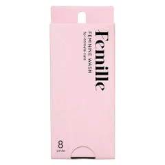 Femille フェミーユ フェミニンウォッシュFD 8packs 無香料 弱酸性 フリーズドライ デリケートゾーンソープ 防腐剤フリー 着色料フリー 個包装 8個入 SI-UPのサムネイル