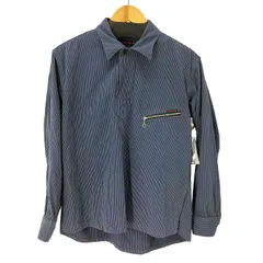 ブルーブルー BLUE BLUE ストライプ プルオーバーワークシャツ メンズ 表記無 