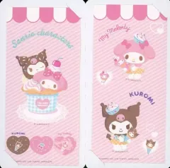 【中古】食玩 ステッカー・シール マイメロディ＆クロミ/アイスクリームパーラーデザイン 「サンリオキャラクターズ きゃらくたぶるステッカーズ」