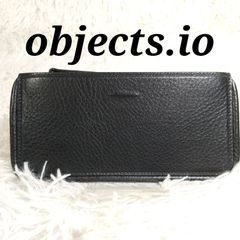 未使用極美品　オブジェクツアイオー　objcts.io フラグメントケース　長財布　パスケース　コインケース　カードケース　レザー　ブラック