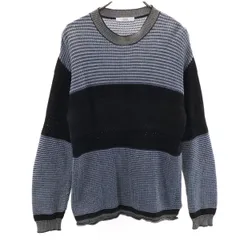 relume JOURNAL STANDARD レリューム ジャーナルスタンダード 長袖 ニット M ブラック セーター メンズ 古着