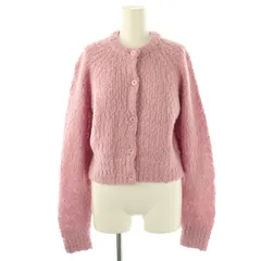 フレイアイディー FRAY I.D 24AW ウールアルパカクロップドカーディガン ニット F ピンク /DF ■OS