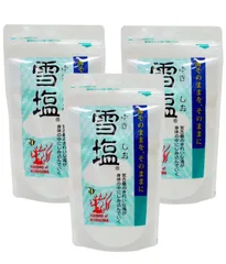 パラダイスプラン 雪塩 120g×3袋セット 宮古島の雪塩 沖縄 お土産 送料無料