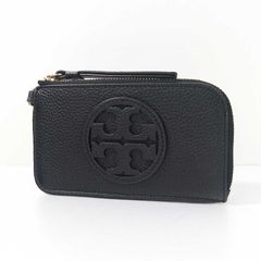 トリーバーチ TORY BURCH カードケース フラグメントケース ミラージップ カードホルダー レザー パスケース レディース ロゴ コンパクト Miller Zip Card Case ブラック 148984