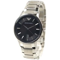 未使用 エンポリオ・アルマーニ 腕時計 AR11089 ブルー文字盤 クオーツ 