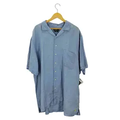 ポロバイラルフローレン Polo by RALPH LAUREN S/S CALDWELL リネンシルク 開襟シャツ 裾ポニー メンズ  2LT