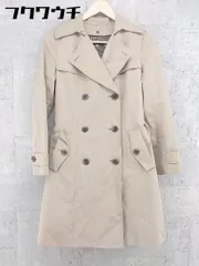 ■ ◎ ESTNATION エストネーション bis 長袖 トレンチ コート サイズ36 ベージュ レディース  【中古】 【1002798486157】のサムネイル