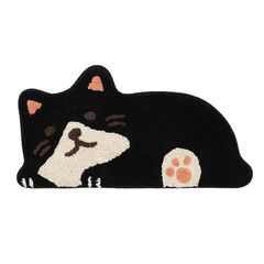 おかえり マット 猫柄 ぶちねこ ハチワレ ネコ柄 玄関マット 多機能マット
