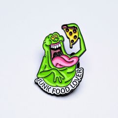 재입하! 무료 배송! 핀즈 PINS 핀 배지 [Ghostbusters (고스트 버스터즈)] 슬라이머 / 피자 [JUNK FOOD LOVER] 〚 아메리칸 잡화 아메토이 〛