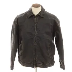 【中古】ビームス BEAMS 2024年秋冬 シープスキン ユーズド加工 レザーブルゾン ブラック【サイズL】【メンズ】のサムネイル
