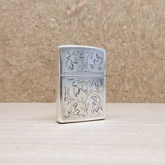 ZIPPO STERLING 2005 スターリングシルバー 唐草 着火OK