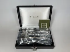 クリストフル　リュバンシルバーコーティングケーキフォーク 6本4本は未使用 クリストフル フォーク ○ リュバン デザート フォーク 17cm