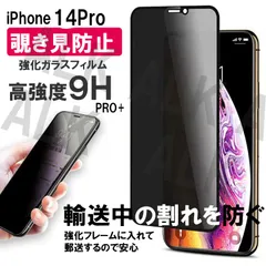 iPhone14Pro のぞき見防止フィルム　ガラスフィルム 横から見えない 見られないフィルム プライバシー 覗き見