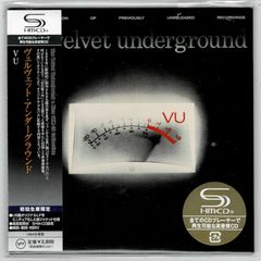 【国内盤中古CD】ヴェルヴェット・アンダーグランウンド / ＶＵ [UICY-93900] [紙ジャケット] [SHM-CD] VELVET UNDERGROUND / VU