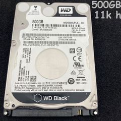 WD Black 500GB 2.5" 7mm SATA HDD | 11k h / y17 | ハードディスク / / WD5000LPLX-08ZNTT0 / wd black【750】