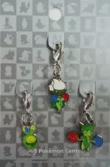 【中古】キーホルダー・マスコット(キャラクター) 406.スボミー＆315.ロゼリア＆407.ロズレイド 全国ずかんメタルチャーム(3個セット) 「ポケットモンスター」 ポケモンセンター限定