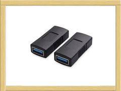 Cable Matters USB 3.0 メス メス USB メスメス 中継アダプタ 2個セット 超高速5Gbps対応 USB 3.0 延長アダプタ