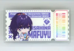 【中古】バッジ・ビンズ 朝比奈まふゆ 「劇場版プロジェクトセカイ 壊れたセカイと歌えないミク×ローソン アクリルバッジB」