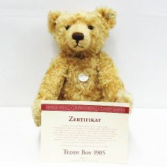 steiff シュタイフ テディベア TEDDY BOY テディ ボーイ 1905 レプリカ 約50cm ブラウン系 ぬいぐるみ Z0002-0416②