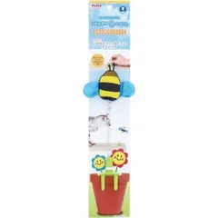 （まとめ）つめみがきdeじゃらし ゆらゆらミツバチ〔×5セット〕 (猫用玩具)