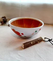 ★他の商品と合わせて購入でお買得になります!コメント下さい★美濃焼　すり鉢　花結び　花　すり棒付き