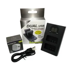 MH-32 EN-EL25 EN-EL25a   Nikon ニコン 互換デュアルUSB充電器 ★コンセント充電用ACアダプター付き★ 2点セット