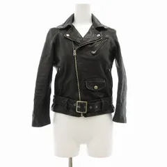 ビューティフルピープル beautiful people レザーライダースジャケット 革ジャン ダブル 羊革 小さいサイズ 130 XS 黒 ブラック /UO