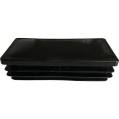 アルインコ 樹脂キャップ 平角パイプ50X30用 ブラック (4個入) AC323K4
