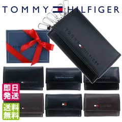 トミーヒルフィガー キーケース 6連 キーリング TOMMY HILFIGER 31TL17X005 / 31TL17X013 / 31TL17X017 / 31TL17X002 ブラック ブラウン レザー 本革 箱付