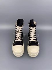 Rick Owens DRKSHDW ダブルバンパースニーカー / ブラックパール ミルク (DS02D2831DOEM9 9811)