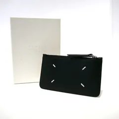 Maison Margiela メゾンマルジェラ　レザー　コインカードホルダー　ブラック（15497）