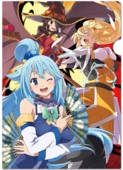 【中古】クリアファイル アクア＆ダクネス＆めぐみん A4クリアファイル 「この素晴らしい世界に祝福を!2」