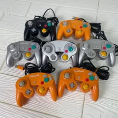 Nintendo ゲームキューブ　 コントローラー　7個セットオレンジ、ブラック、シルバー