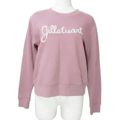ジルスチュアート JILL STUART ビジューロゴ トレーナー スウェット 長袖 裏毛 FR ピンク系 Xのサムネイル