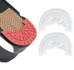 ヒールプロテクター 左右セット 《ホワイト》 26.5-27cm(43-44) ソール ヒールガード 靴底 かかと 補修 保護 補強[定形外郵便、送料無料]mer004