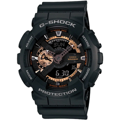 WJ39　カシオ CASIO 腕時計 　G-SHOCK　ジーショック  GA-110RG-1AJF メンズ ブラック