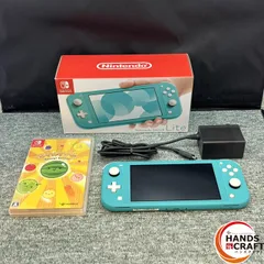 ◎【中古美品】 任天堂 Switch Lite スイッチライト ソフト(スイカゲーム)付き ターコイズ 【中古品】