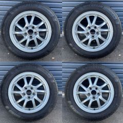 【中古品】プリウス 205/60R16 ミシュラン X-ICE3+ スタッドレスタイヤ 2018年製 6.5J プリウスα【タイヤ＆ホイール4本セット】