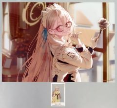 [중고] 클리어 포스터 A3 클리어 포스터 & 클리어 카드 무로카사 아카네 [이치 반 쿠지 블루 아카이브 vol.2] K 상