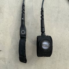 【300円クーポン発行中‼︎】FCS リーシュコード FREEDOM HELIX LEASH フリーダム 7ft オールラウンド ショートボード用 スモーク ブラック