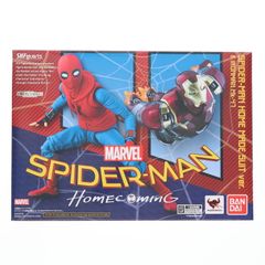 혼 웹 상점 한정 SHFiguarts(피규아트) 스파이더맨(홈 커밍) 홈메이드 슈트 ver. & 아이언맨 마크 47 완성품 가동 피규어 반다이