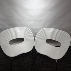 【Yuuu様専用】【2脚セット】Vitra（ヴィトラ）Tom Vac（トムバックチェア）ホワイト/スタッキングチェア/デザイナーズ家具/Ron Arad / ロン・アラッド