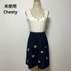 未使用 Chesty チェスティ ノースリーブ ワンピース レーヨン混 1