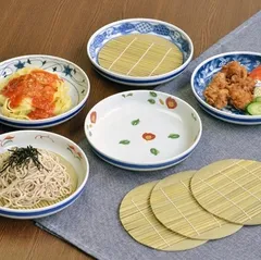 美濃焼 天然木柄 トンカツ皿 6枚[入手困難]