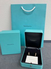 TIFFANY&Co.(ティファニー) アトラス X フープ ピアス K18 ピンクゴールド PG Rose Gold