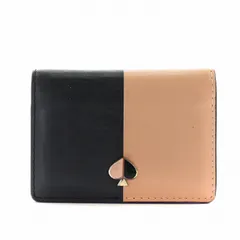 ケイトスペード KATE SPADE カードケース カード入れ 名刺入れ バイカラー レザー ピンク 黒 ブラック /AN8 ■OFのサムネイル