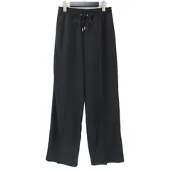 美品 CINOH チノ STUDIOUS 別注 パンツ ワイドパンツ 23秋冬 ブラック 黒 36(S) イージーパンツ カジュアルパンツ ピンタック シンプル オフィス カジュアル きれいめ 【レディース】のサムネイル